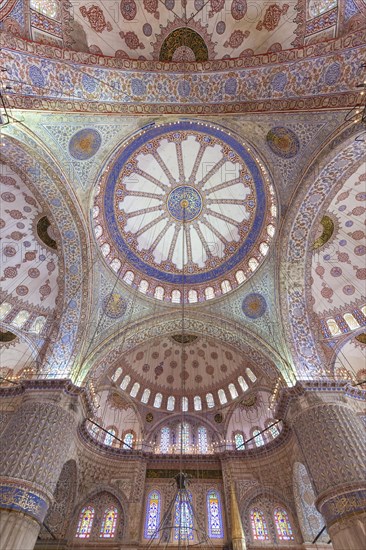 The domes of the blue mosque