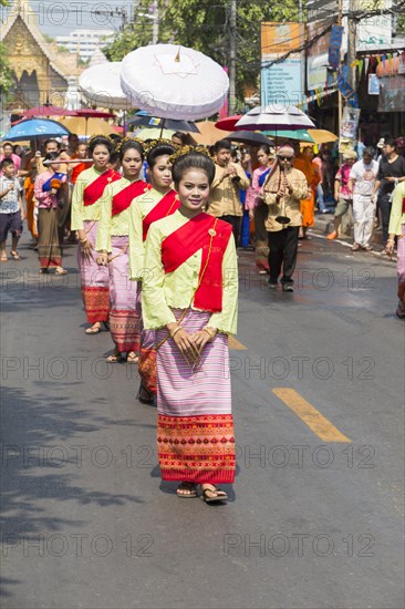 Songkran day parade