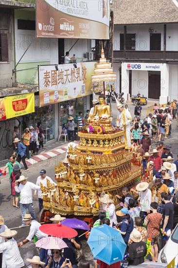 Songkran day parade 2016