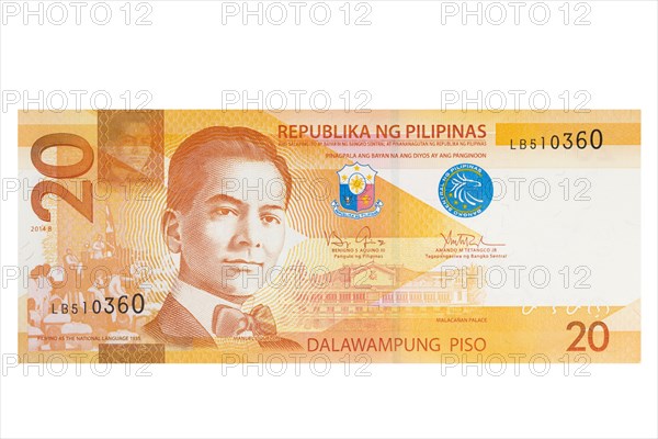 Philippine twenty peso banknote