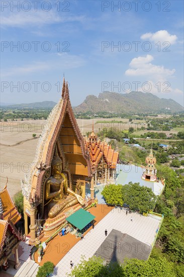 Tiger cave temple or Wat tham sua temple complex near Kanchanaburi