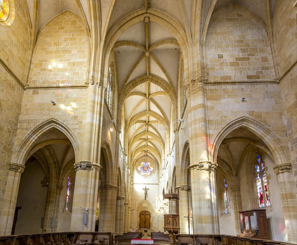 Priory Church Saint-Martin of Ambierle village