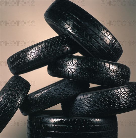 Stacks of tires