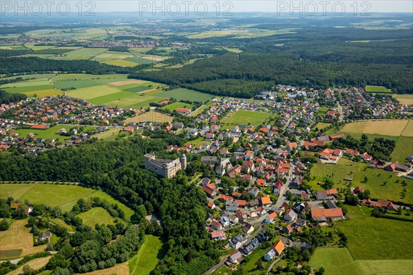 Wewelsburg Castle and surrounding Wewelsburg village