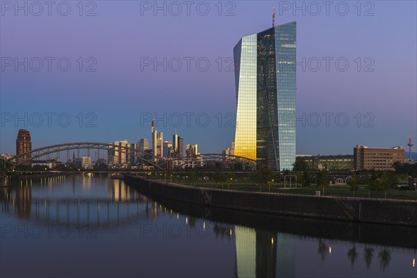 European Central Bank at sunrise