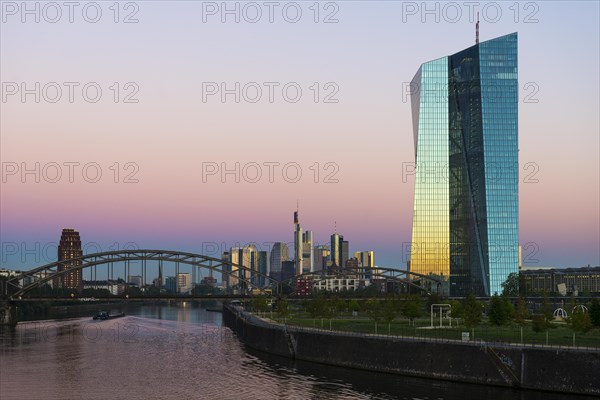 European Central Bank at sunrise