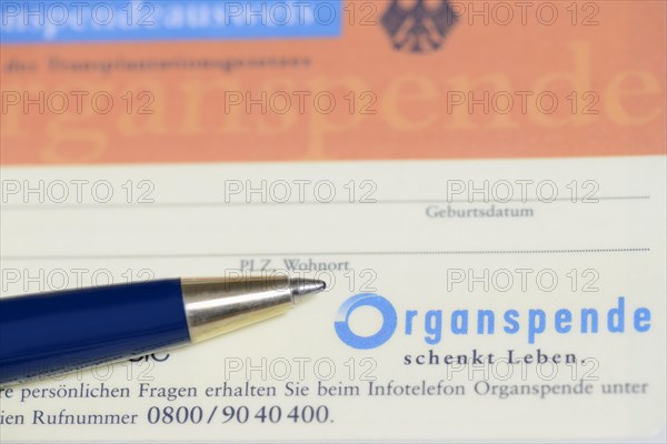 German donar card