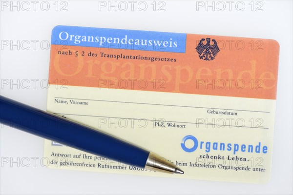 German donar card