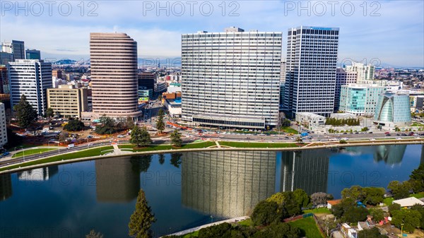 Kaiser Center and Lake Merritt