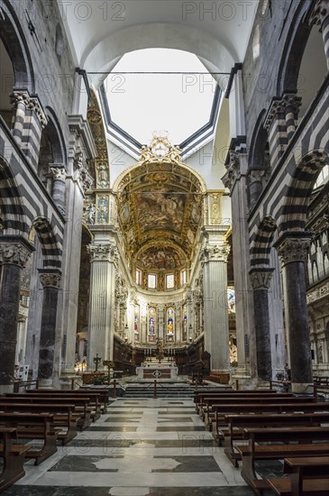 Interior view with sanctuary