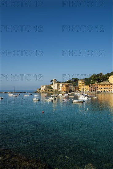 Townscape with harbour in Baia del Silenzio