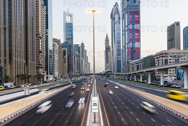 Traffic on the Sheikh Zayed Road