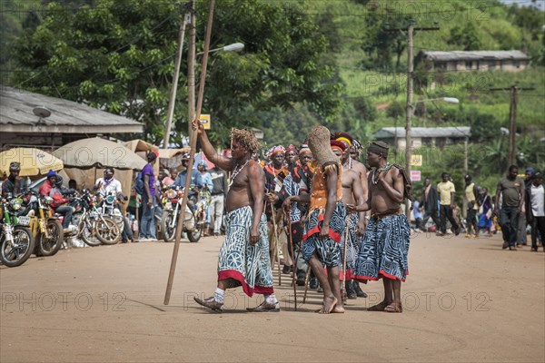 Procession of a secret male association