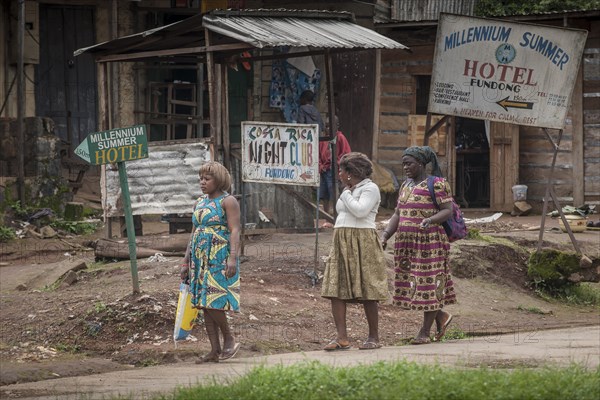 Women on way to market