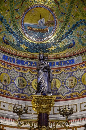 Silver statue of the Virgin Mary, Marseille