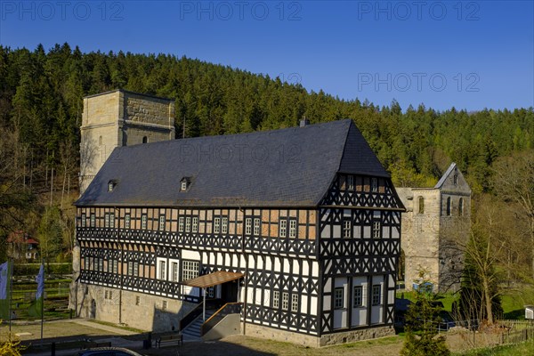 Ruin of the monastery church Paulinzella