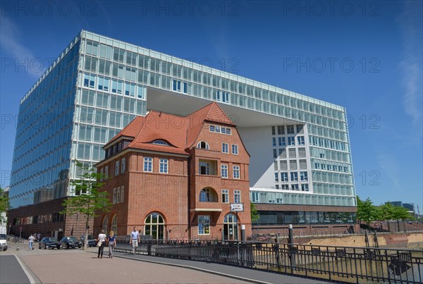 Old customs house in front of Spiegel-Publishing House