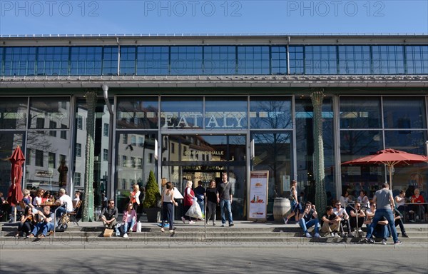 Restaurant Eataly in the Schrannenhalle