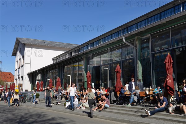 Restaurant Eataly in the Schrannenhalle