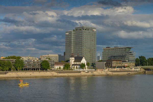 Lanxess Tower on the Rhine