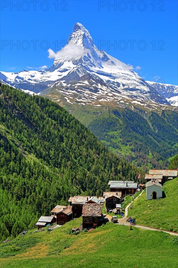 Hamlet Findeln with Matterhorn 4478m