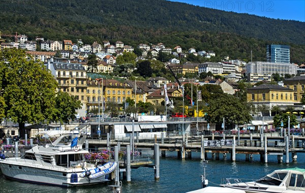 View over the marina