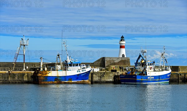 Trawler in the harbor