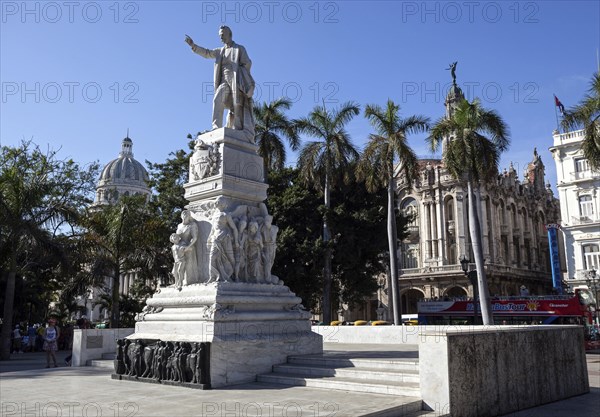 Statue of the Cuban national hero and fighter for independence Jose Marti