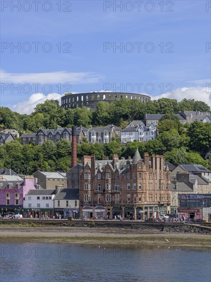 View from the ferry to the village and McCaig's Tower