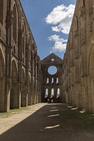 Ruins of former Cistercian Abbey of San Galgano
