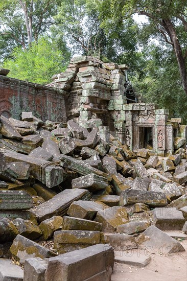 Ancient remains of Ta Prohm temple