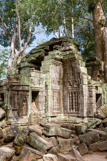 Ancient remains of Ta Prohm temple