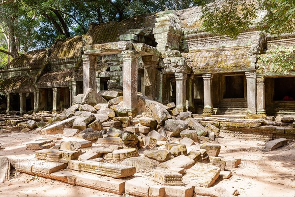 Ancient remains of Ta Prohm temple