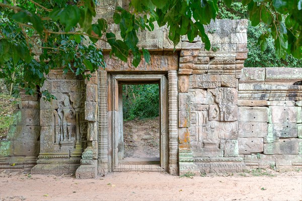 Remains of the wall of the Baphuon temple