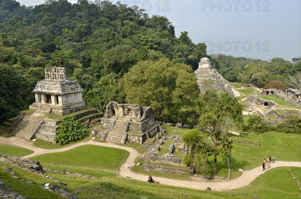 View with Temple Templo del Sol