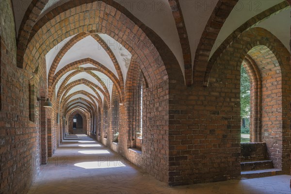 Cloister in Carmelite monastery