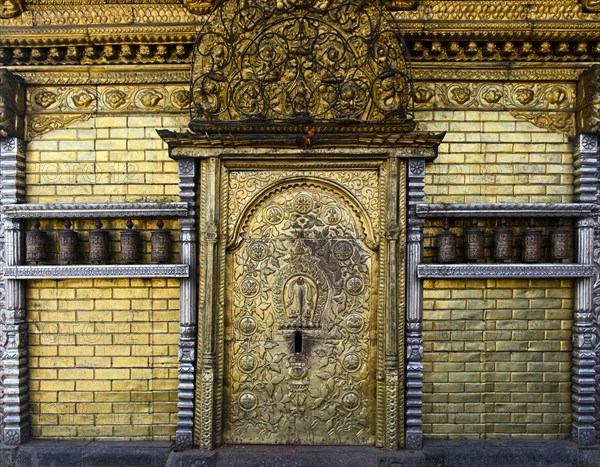 Golden door at Hariti Temple