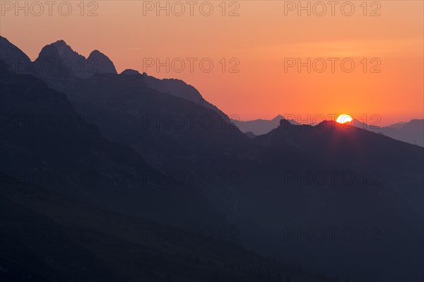 Sunset at Zugspitze