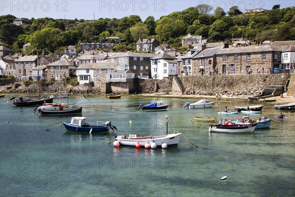 Small Harbour with fishing boats