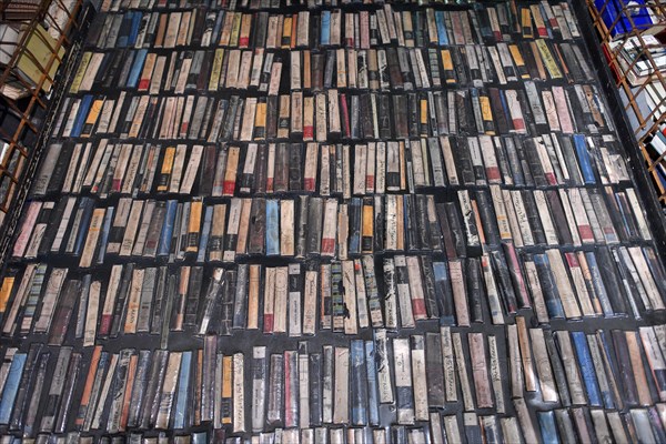 A way paved with by the Nazis burnt books in the exhibition