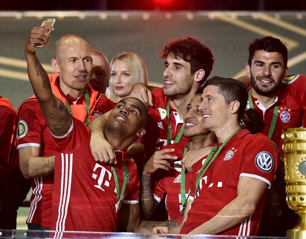 Soccer players of Bayern Munich