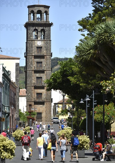 Belltower of the church Iglesia de Nuestra Senora de la Concepcion