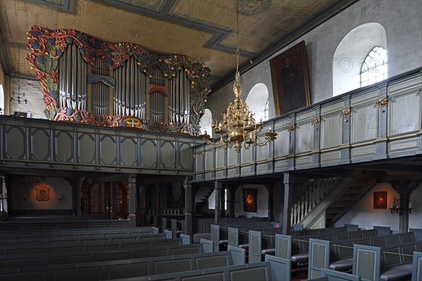 Interior of the St. Severin Church