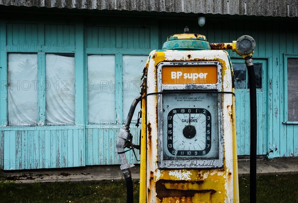 Old petrol pump