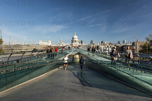 Millennium Bridge and St Paul's Cathedral