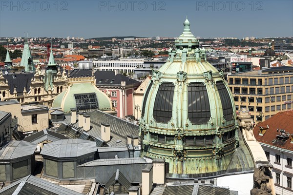 View from the powder tower over the roofs