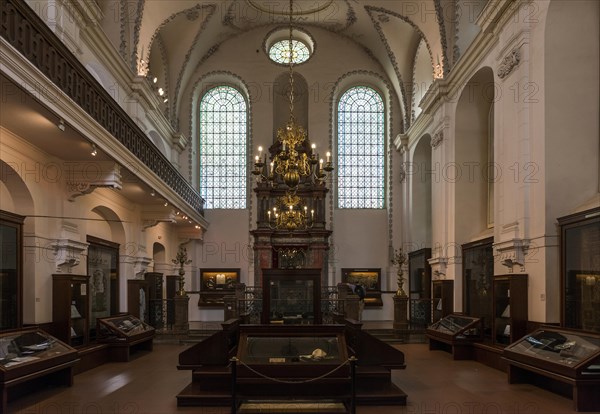 Interior of the former Klausen Synagogue of the Prague Ghetto