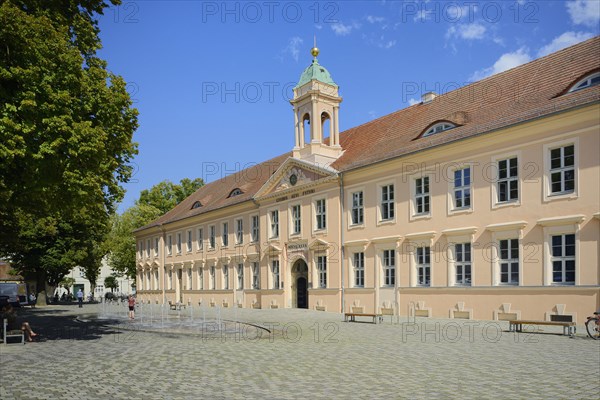 Schoolyard and old grammar school