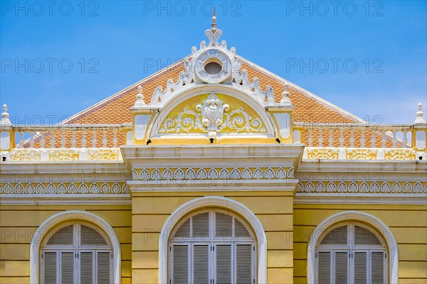Facade of colonial building in Battambang