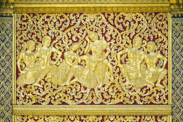 Ornate golden decorative panels